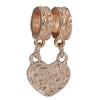 Wholesale Metal Beaded Jewelry With Totem Pattern And Electroplating Treatment Rose Gold Beads And Diamondembedded For Bracelet And Necklace Accessories