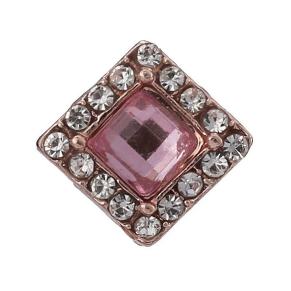 Wholesale Metal Beaded Jewelry With Totem Pattern And Electroplating Treatment Rose Gold Beads And Diamondembedded For Bracelet And Necklace Accessories