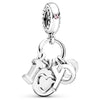 Wholesale Metal Beaded Love High Heels Pendant Bracelet Necklace With Totem Pattern And Electroplating Treatment For Valentine's Day Accessories