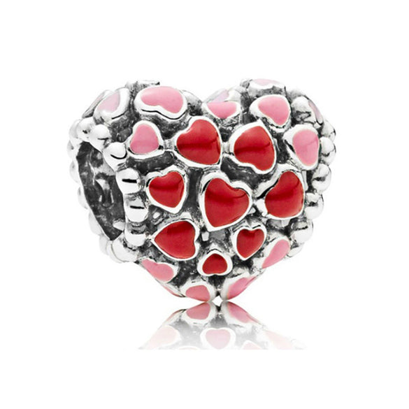 Wholesale Metal Beaded Love High Heels Pendant Bracelet Necklace With Totem Pattern And Electroplating Treatment For Valentine's Day Accessories