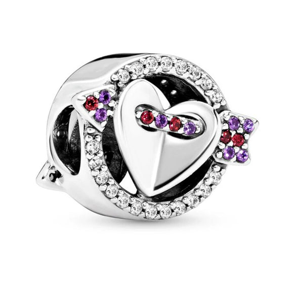 Wholesale Metal Beaded Love High Heels Pendant Bracelet Necklace With Totem Pattern And Electroplating Treatment For Valentine's Day Accessories
