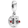 Wholesale Metal Beaded Love High Heels Pendant Bracelet Necklace With Totem Pattern And Electroplating Treatment For Valentine's Day Accessories