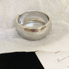 Wholesale Metal Bracelet With Geometric Style Electroplated For High End Feel Wide Edge Personality Exquisite Light Luxury Temperament