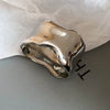 Wholesale Metal Bracelet With Geometric Style Electroplated For High End Feel Wide Edge Personality Exquisite Light Luxury Temperament