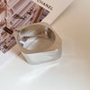 Wholesale Metal Bracelet With Geometric Style Electroplated For High End Feel Wide Edge Personality Exquisite Light Luxury Temperament