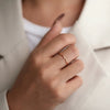 Wholesale Metal Casual Ring Women's Fashionable Geometric Copper Electroplated Jewelry