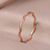 Wholesale Metal Casual Ring Women's Fashionable Geometric Copper Electroplated Jewelry
