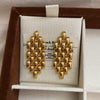 Wholesale Metal Chain Tassel Earrings With Geometric Shape Electroplated For Women Light Luxury Stylish Elegant