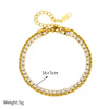 Wholesale Metal Cold Style Goldplated Titanium Steel Twist Chain Doublelayer Bracelet