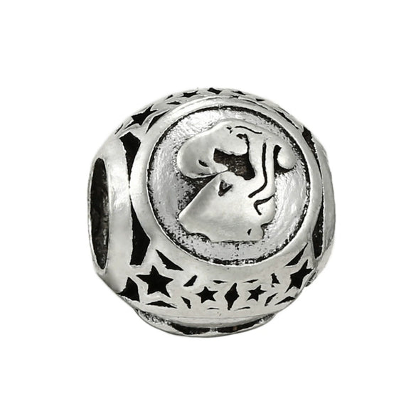 Wholesale Metal Constellation Love Series Beads Diy Bracelet Accessories Jewelry With Electroplating And Totem Pattern