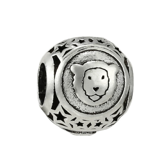 Wholesale Metal Constellation Love Series Beads Diy Bracelet Accessories Jewelry With Electroplating And Totem Pattern