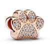 Wholesale Metal Cowhide Cartoon Cute Pet Paw Print Animal Sequins Paw Creative Electroplating Bracelet Necklace
