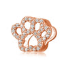 Wholesale Metal Cowhide Cartoon Cute Pet Paw Print Animal Sequins Paw Creative Electroplating Bracelet Necklace