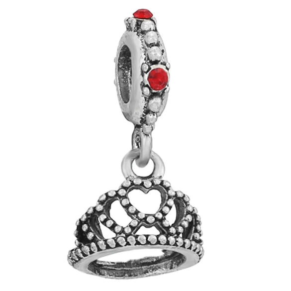 Wholesale Metal Crown Wine Glass Pendant Beaded Accessories Bracelet With Totem Pattern And Electroplating Design