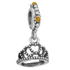 Wholesale Metal Crown Wine Glass Pendant Beaded Accessories Bracelet With Totem Pattern And Electroplating Design