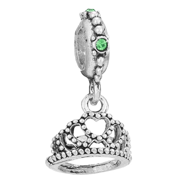 Wholesale Metal Crown Wine Glass Pendant Beaded Accessories Bracelet With Totem Pattern And Electroplating Design