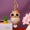 Wholesale Metal Cute Owl Shaped Car Keychain For Men And Women As Couple Bag Pendant Key Ring Gift