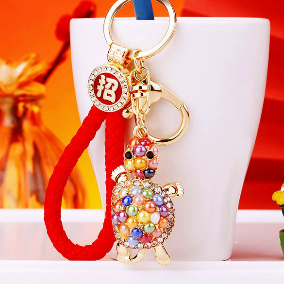 Wholesale Metal Cute Style Turtle Shaped Keychain For Men And Women
