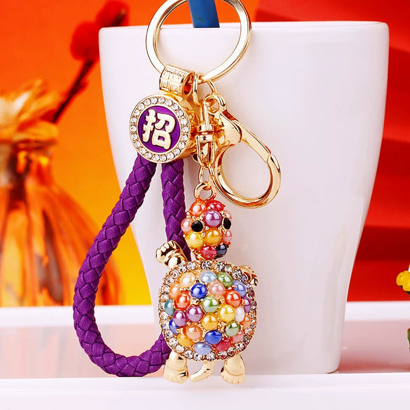 Wholesale Metal Cute Style Turtle Shaped Keychain For Men And Women
