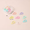 Wholesale Metal Dopamine Hairpin Candy Color Boxed Star Luminous Mini Cute Cartoon Geometric Bb Clip With Baking Paint