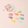 Wholesale Metal Dopamine Hairpin Candy Color Boxed Star Luminous Mini Cute Cartoon Geometric Bb Clip With Baking Paint