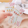 Wholesale Metal Duck Clip For Women Cute Soft Girl Style With Strawberry Cherry Design Electroplated