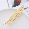 Wholesale Metal Duckbill Clip Hair Accessories With Exaggerated Style And Maple Leaf Design Electroplated