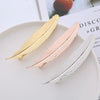 Wholesale Metal Duckbill Clip Hair Accessories With Exaggerated Style And Maple Leaf Design Electroplated