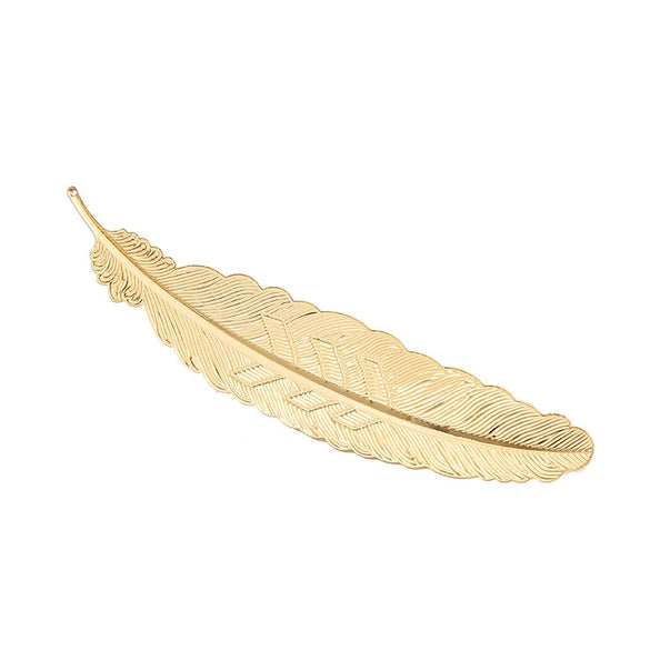 Wholesale Metal Duckbill Clip Hair Accessories With Exaggerated Style And Maple Leaf Design Electroplated