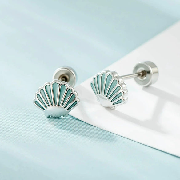 Wholesale Metal Ear Bone Piercing In Fashion Style With Shell Pattern And Electroplating Process