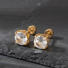 Wholesale Metal Ear Nail With Geometric Design And Electroplating Treatment For Women