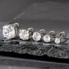 Wholesale Metal Ear Nail With Geometric Design And Electroplating Treatment For Women