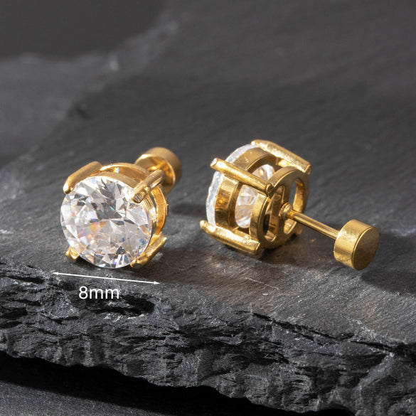 Wholesale Metal Ear Nail With Geometric Design And Electroplating Treatment For Women