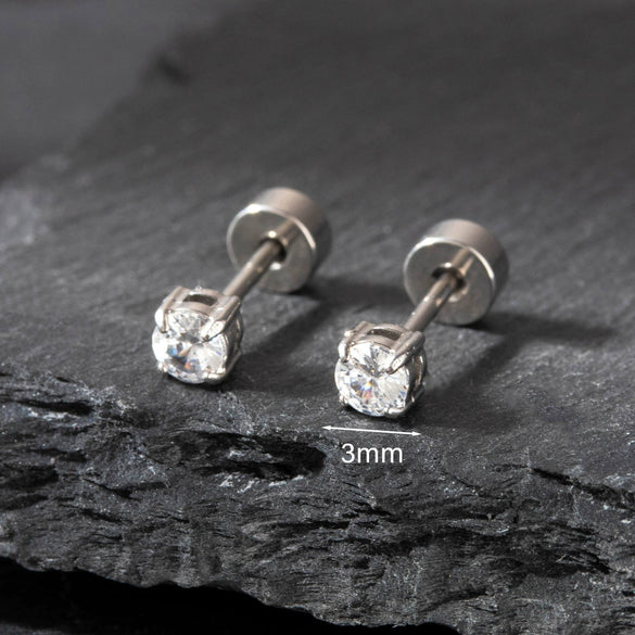 Wholesale Metal Ear Nail With Geometric Design And Electroplating Treatment For Women
