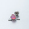 Wholesale Metal Earring With Star And Heart Shape Opal Inlay Highend Style