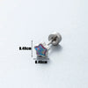 Wholesale Metal Earring With Star And Heart Shape Opal Inlay Highend Style