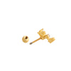 Wholesale Metal Electroplated Flower Star Moon Style Ear Bone Nail Cartilage Puncture Earrings For Women