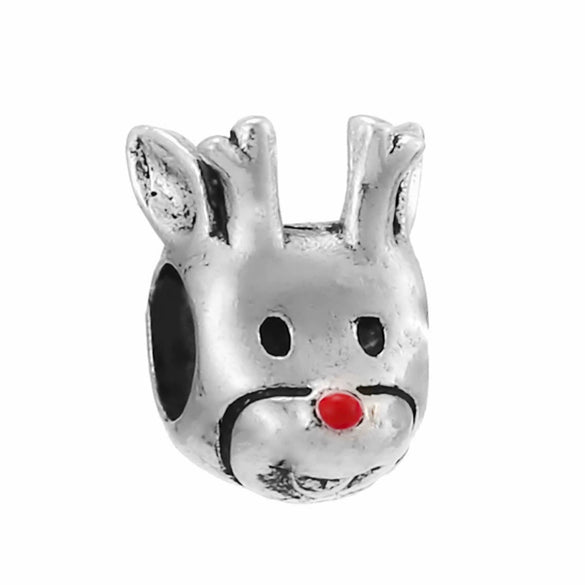Wholesale Metal Electroplated Totem Loose Beads Jewelry Accessories For Bracelet And Necklace Christmas Holiday Gift