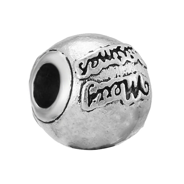 Wholesale Metal Electroplated Totem Loose Beads Jewelry Accessories For Bracelet And Necklace Christmas Holiday Gift