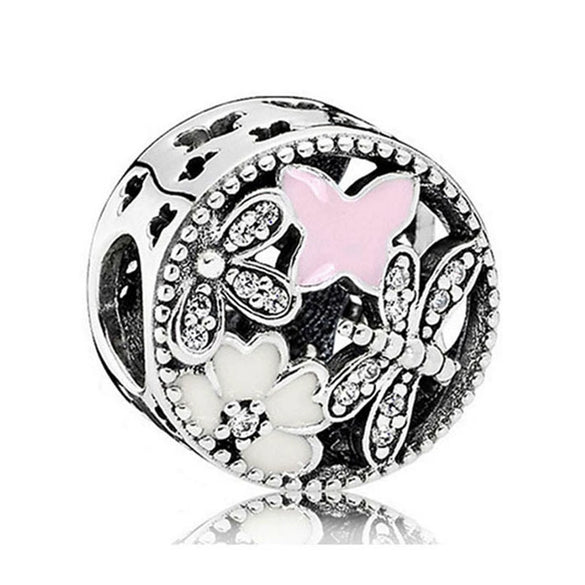 Wholesale Metal Electroplated Totem Pink Dripping Heart Popcorn Beaded Bracelet And Necklace Accessories
