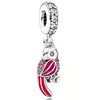 Wholesale Metal Electroplated Totem Pink Dripping Heart Popcorn Beaded Bracelet And Necklace Accessories