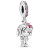 Wholesale Metal Electroplated Totem Pink Dripping Heart Popcorn Beaded Bracelet And Necklace Accessories