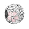 Wholesale Metal Electroplated Totem Pink Dripping Heart Popcorn Beaded Bracelet And Necklace Accessories