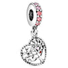 Wholesale Metal Electroplated Totem Pink Dripping Heart Popcorn Beaded Bracelet And Necklace Accessories