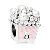 Wholesale Metal Electroplated Totem Pink Dripping Heart Popcorn Beaded Bracelet And Necklace Accessories