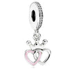 Wholesale Metal Electroplated Totem Pink Dripping Heart Popcorn Beaded Bracelet And Necklace Accessories