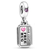Wholesale Metal Electroplated Totem Pink Dripping Heart Popcorn Beaded Bracelet And Necklace Accessories