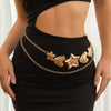 Wholesale Metal Exaggerated Love Starfish Waist Chain For Female Punk Style