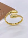 Wholesale Metal Fashion Geometric Electroplated Drop Glow Opening Women's Bracelet Jewelry