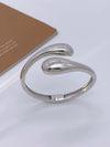 Wholesale Metal Fashion Geometric Electroplated Drop Glow Opening Women's Bracelet Jewelry
